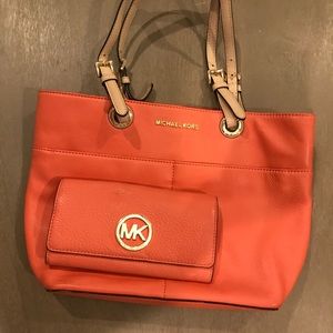 Michael kors purse and wallet